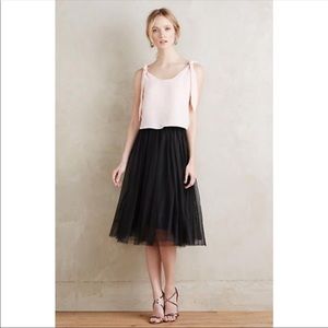 Bailey 44 black tulle skirt